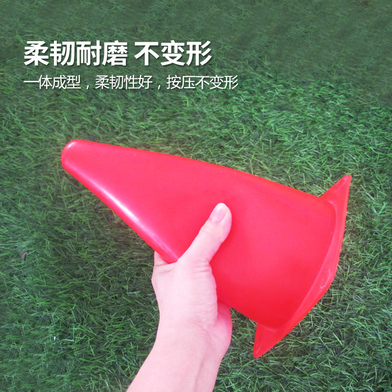 18cm - 23cm Marker Cones Soccer Training Equipment Marker Cones Obstacles Ice Cream Cones Children's Taekwondo Equipment 9in Cones